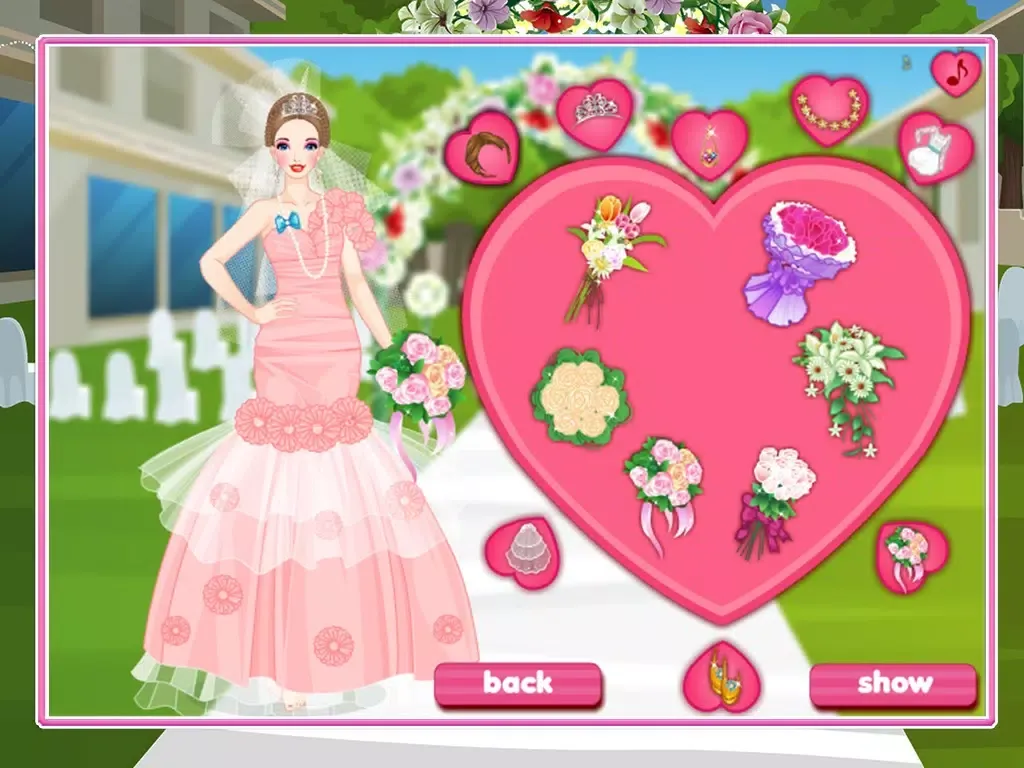 Captures d'écran de Colorful Bride DressUp iPad 