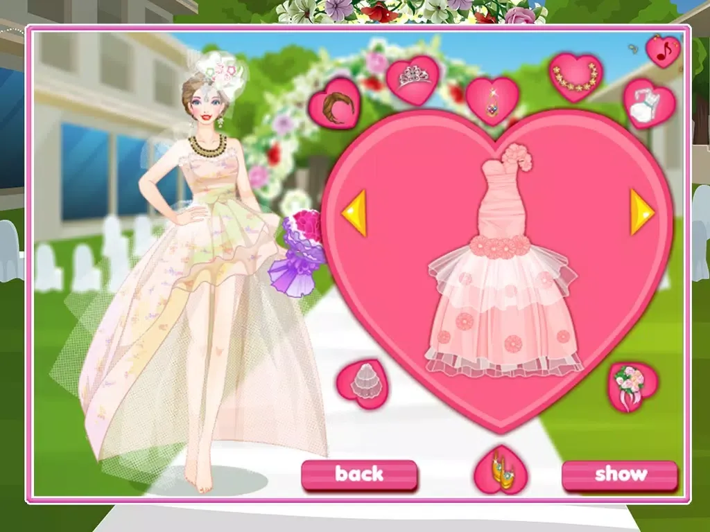 Captures d'écran de Colorful Bride DressUp iPad 