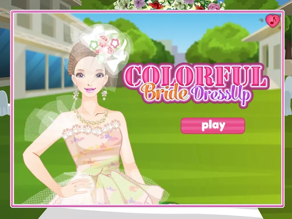 Captures d'écran de Colorful Bride DressUp iPad 