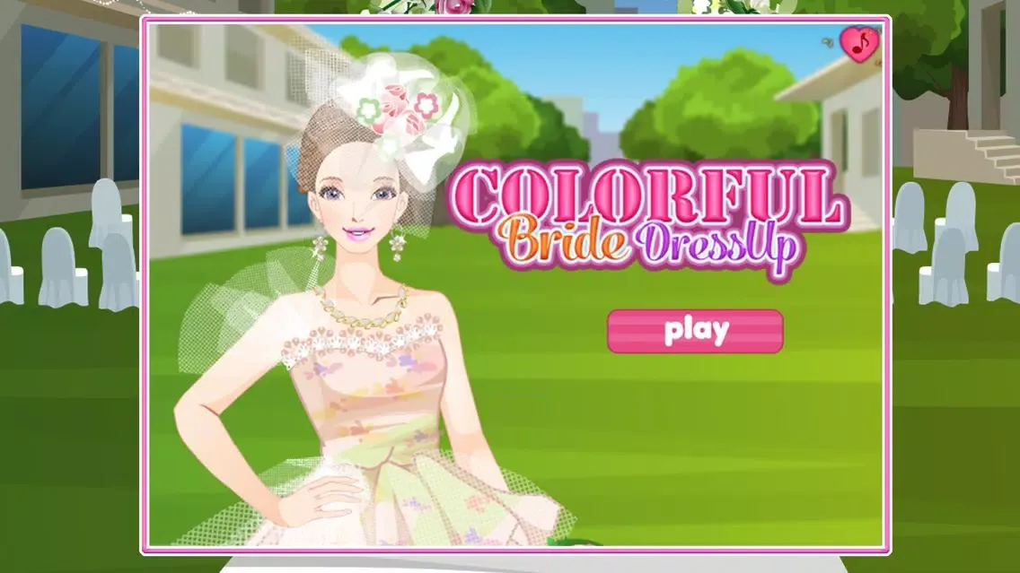 Captures d'écran de Colorful Bride DressUp