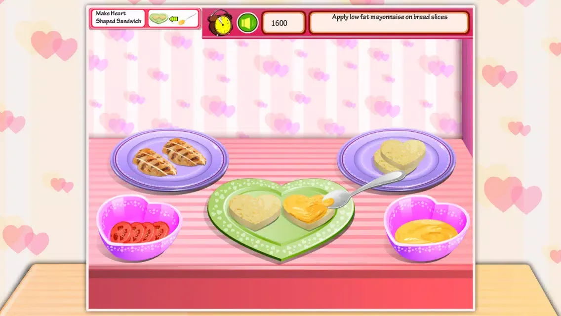 Captures d'écran de Cooking Game：Love Lunch
