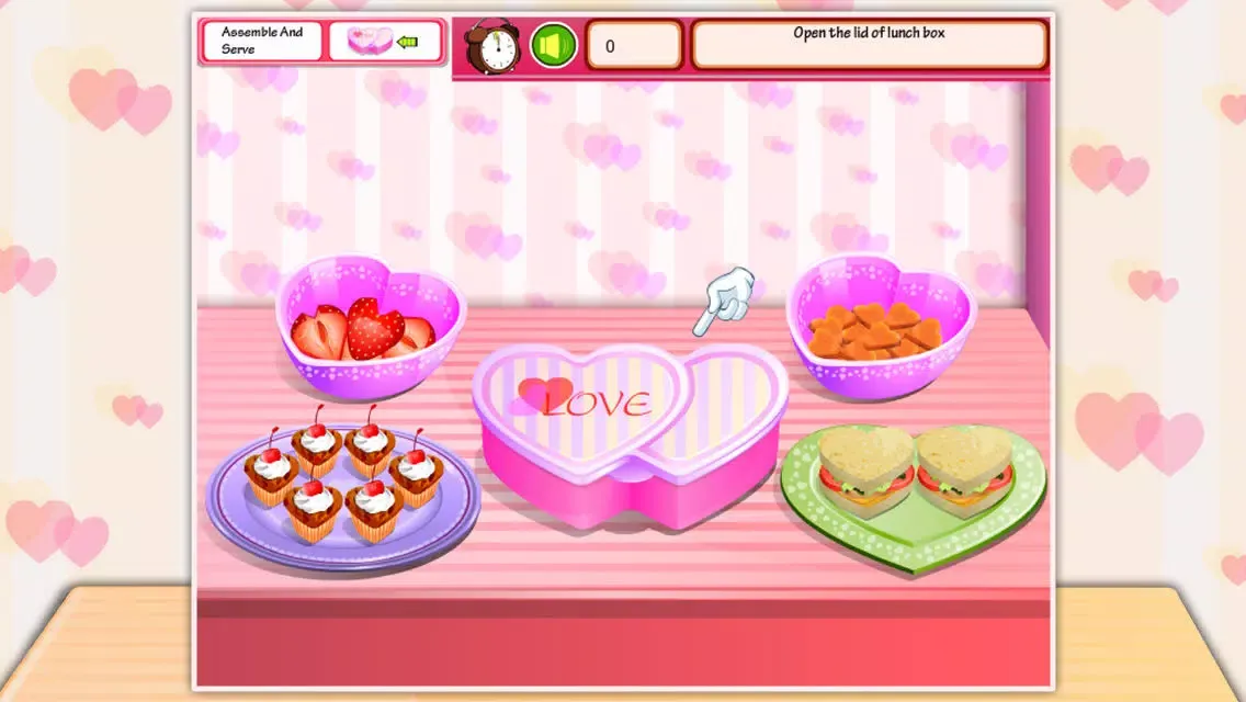 Captures d'écran de Cooking Game：Love Lunch