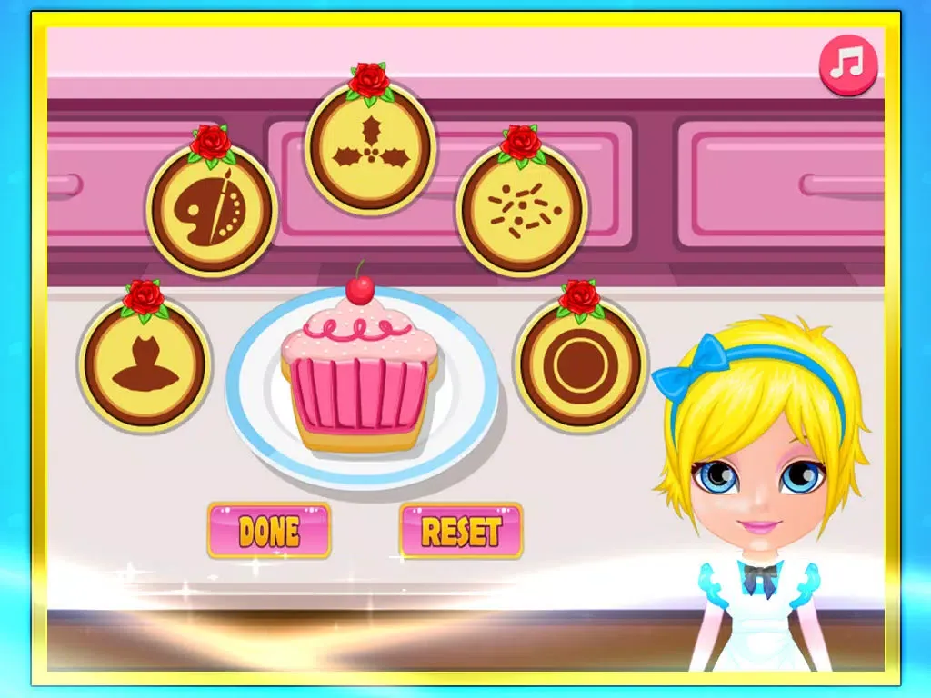 Tangkapan skrin kids game-Tea Party iPad 