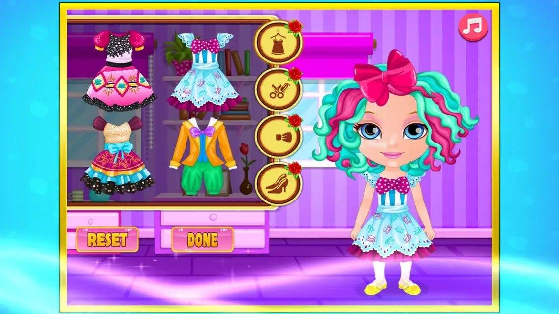 Tangkapan skrin kids game-Tea Party