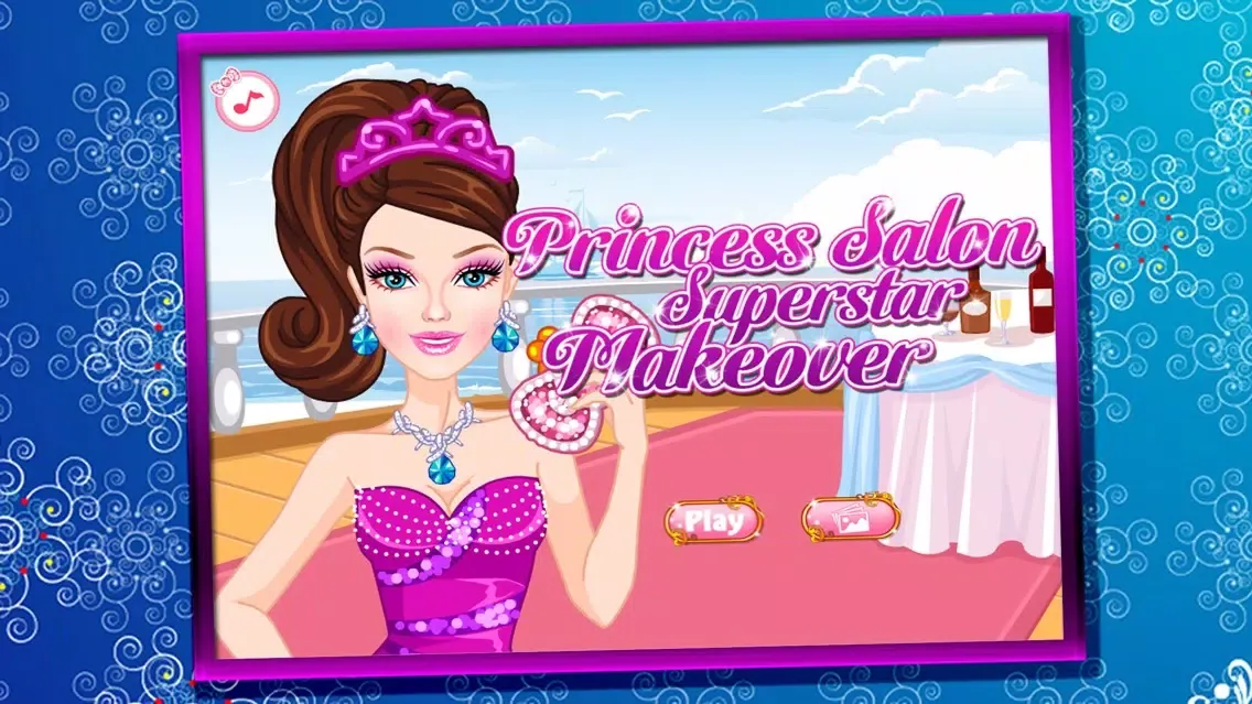 Ảnh chụp màn hình của Princess Salon - Superstar makeover !!