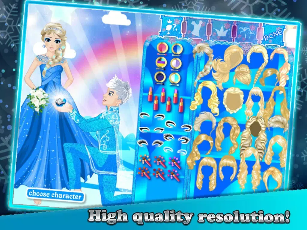 Princess wedding fashion show iPad  Screenshots