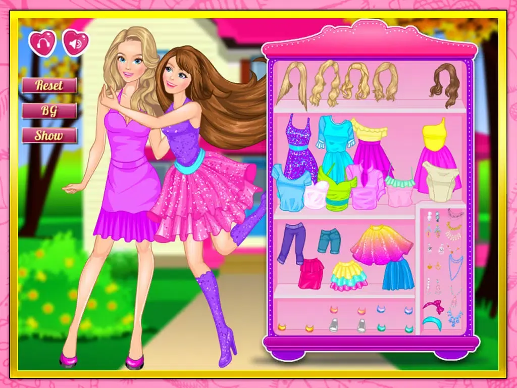 Sister party dressup iPad 应用截图