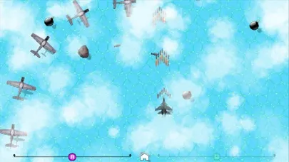 Capturas de tela do Aircraft Wargame Remake