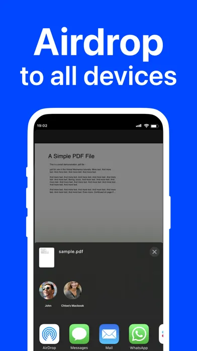 Files share for air drop Screenshots