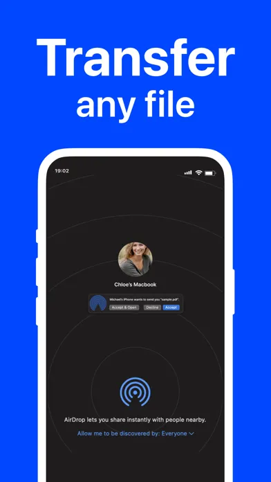 Files share for air drop Screenshots