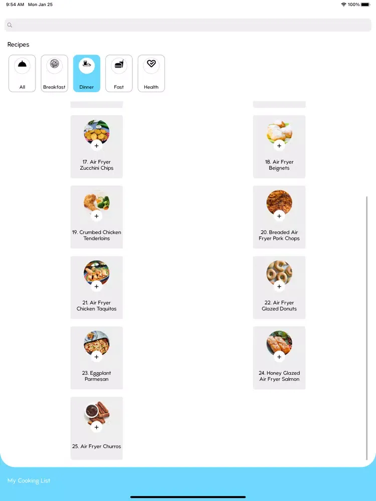 Recipe for Insta Pot Air Fryer iPad  Ekran Görüntüleri