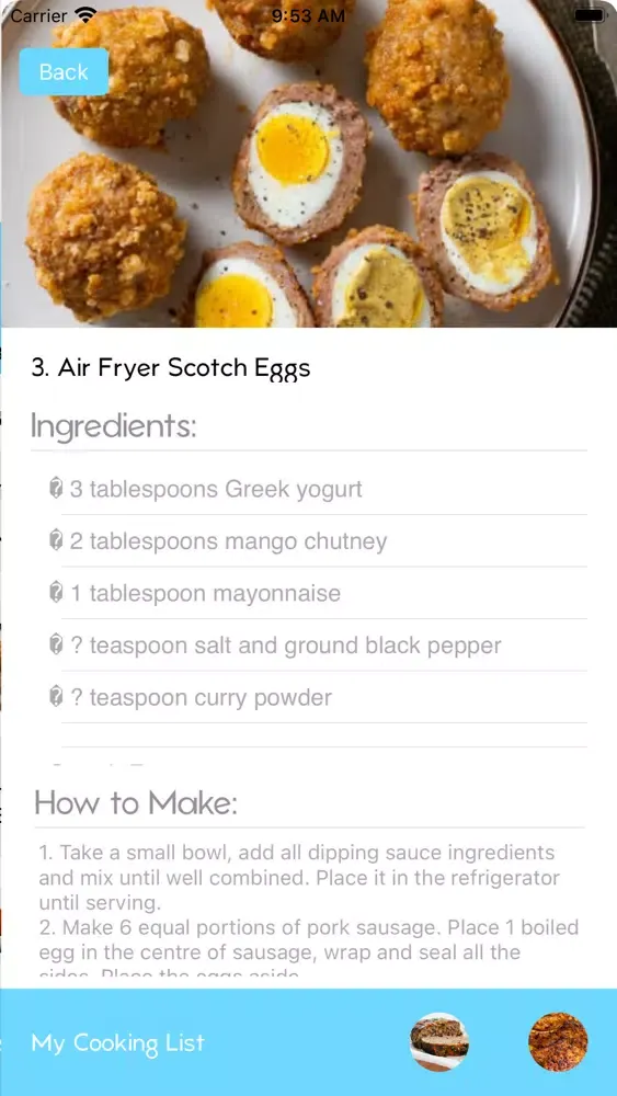 Recipe for Insta Pot Air Fryer Ekran Görüntüleri