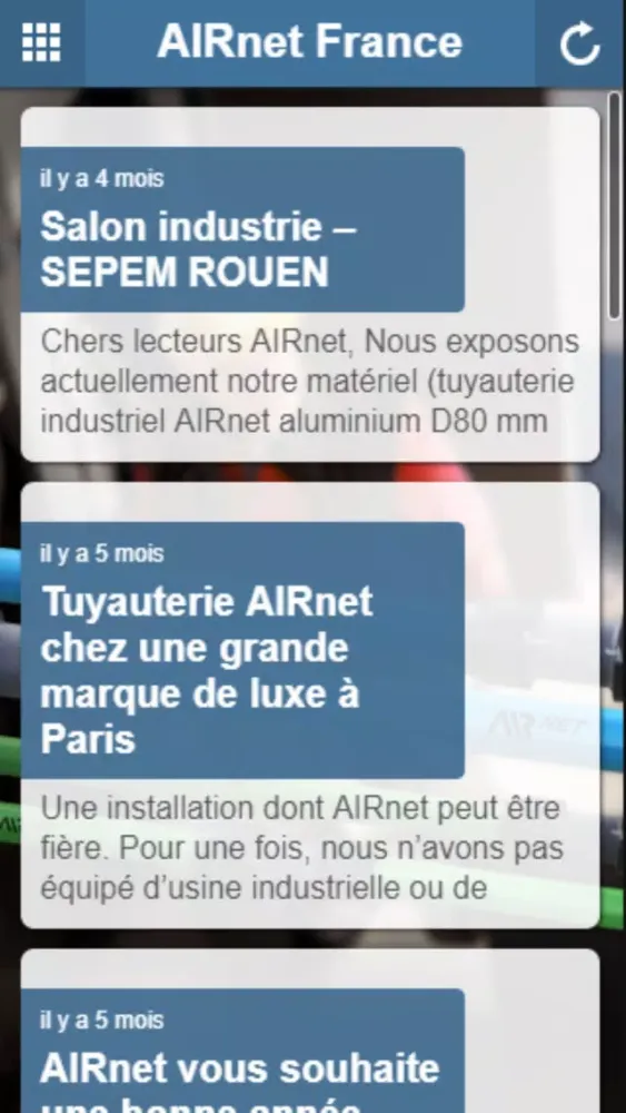 Capturas de pantalla de AIRnet France