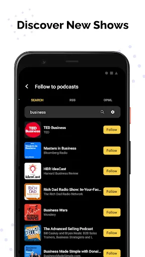 Podkicker Podcast Player Screenshots
