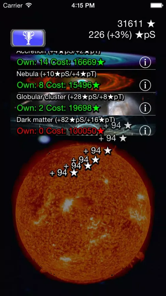 Tangkapan layar Astro Tapper
