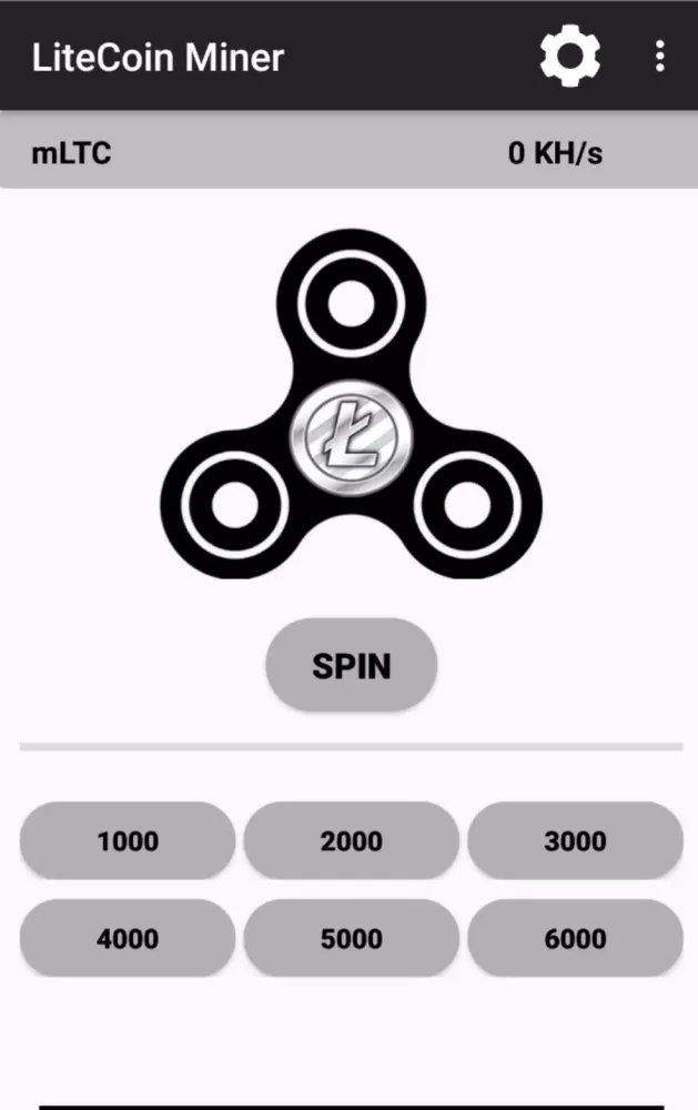 LiteCoin Miner Screenshots