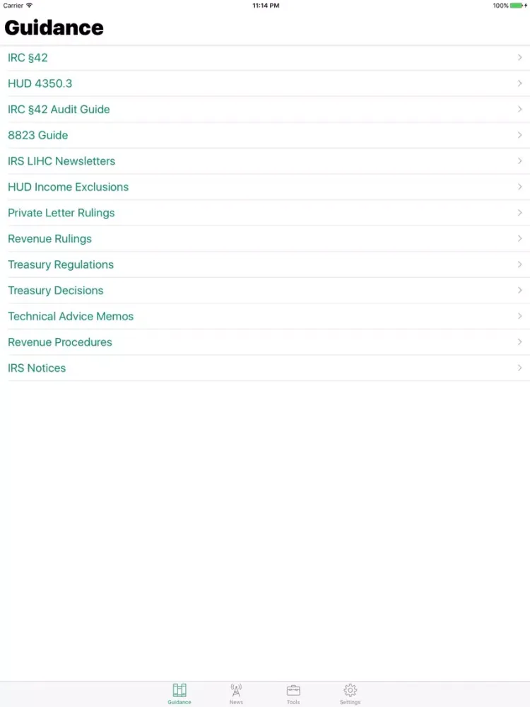 Affordable Housing Resources iPad  স্ক্রিনশট