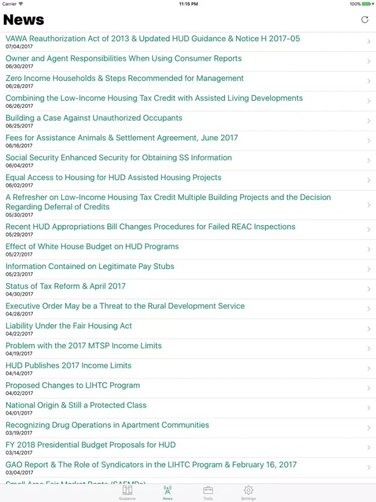 Affordable Housing Resources iPad  স্ক্রিনশট