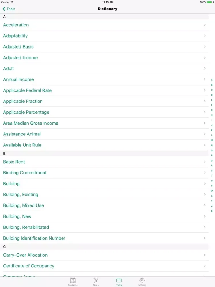 Affordable Housing Resources iPad  স্ক্রিনশট