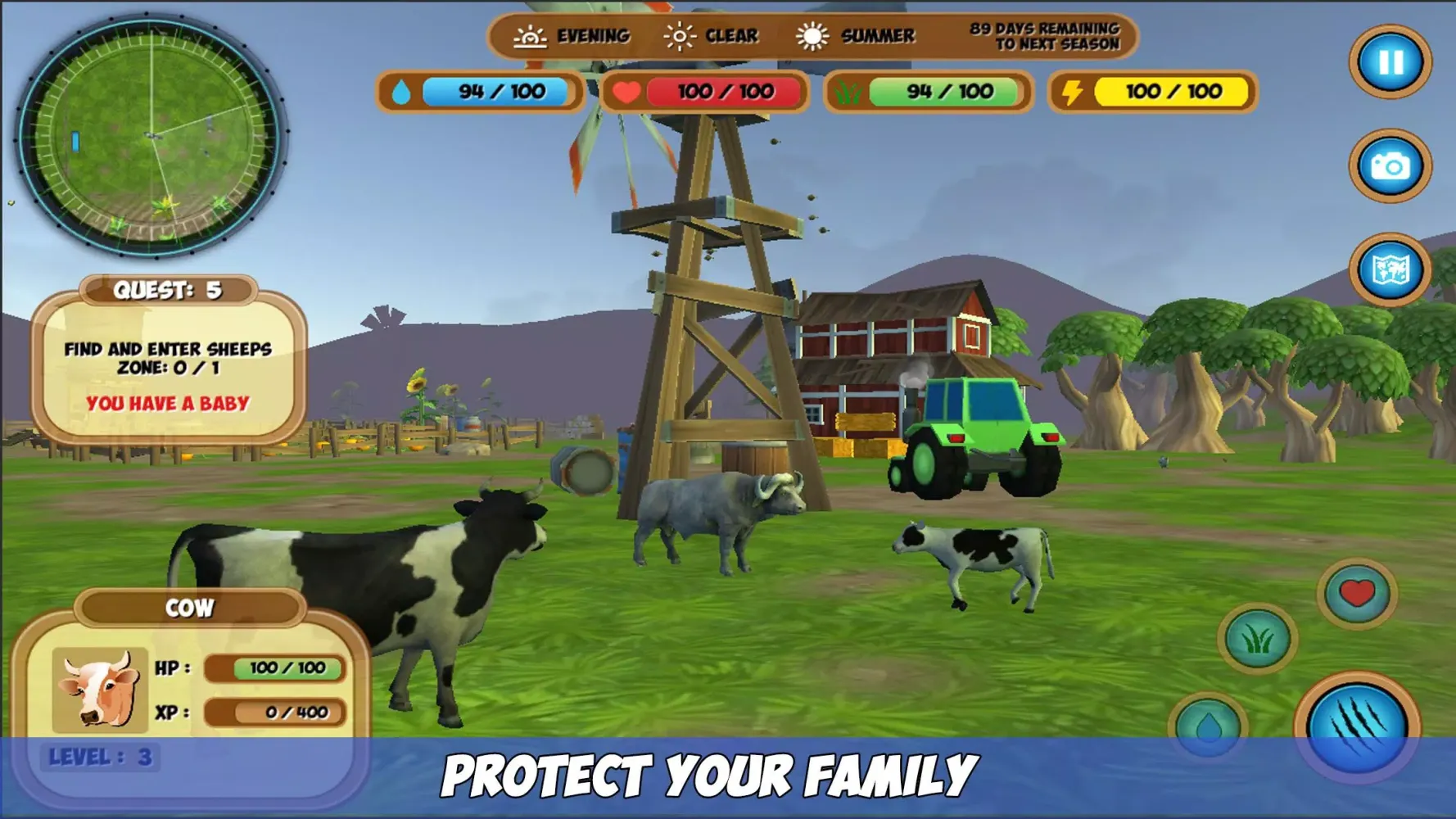 Скриншоты Cow Simulator
