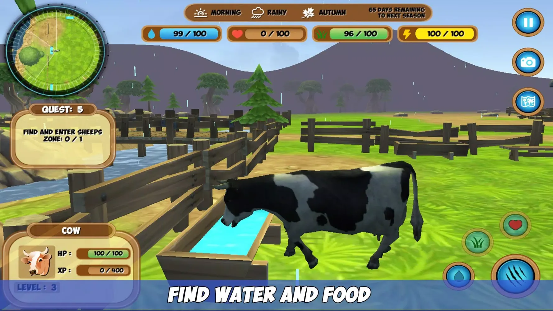 Скриншоты Cow Simulator