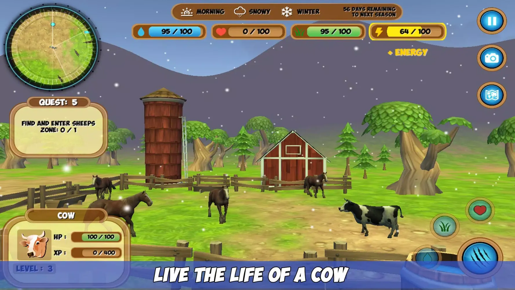 Скриншоты Cow Simulator