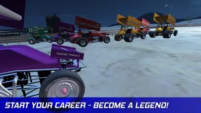 Capturas de tela do Outlaws Racing - Sprint Cars