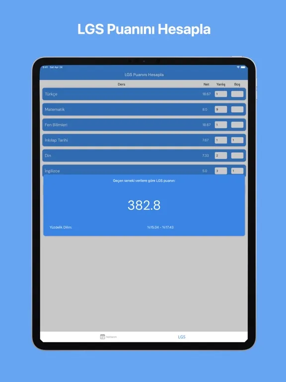 OrtalaNot iPad  Screenshots