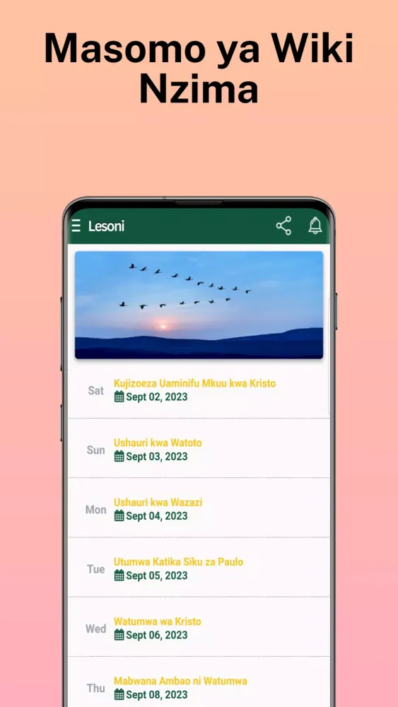 Lesoni - Shule ya Sabato 2024 Screenshots