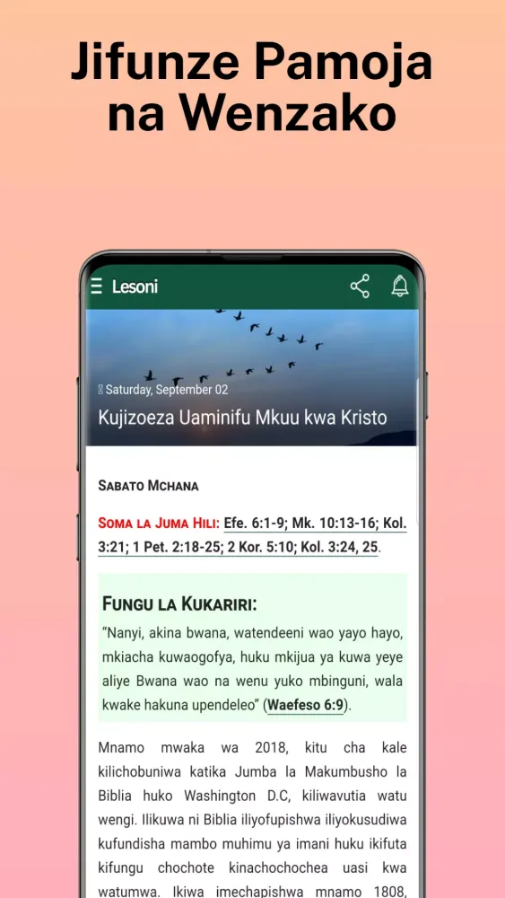 Lesoni - Shule ya Sabato 2024 Screenshots