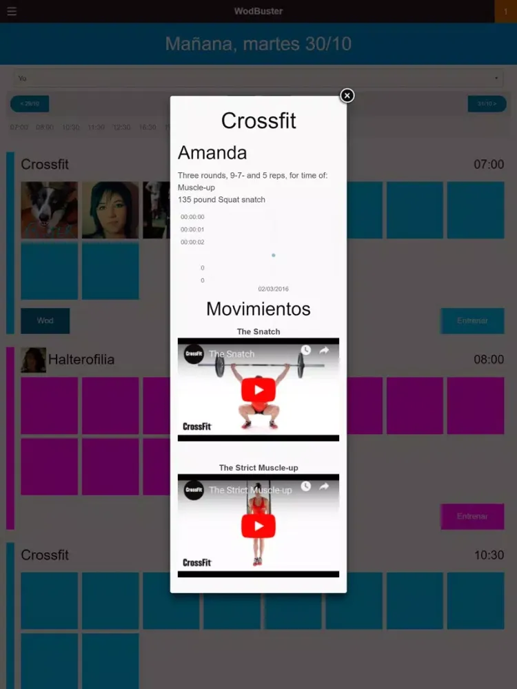Aku CrossFit iPad 应用截图