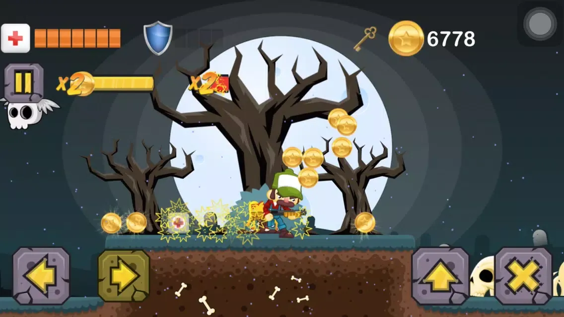 Ảnh chụp màn hình của Zombie Graveyard: Kill Frenzy