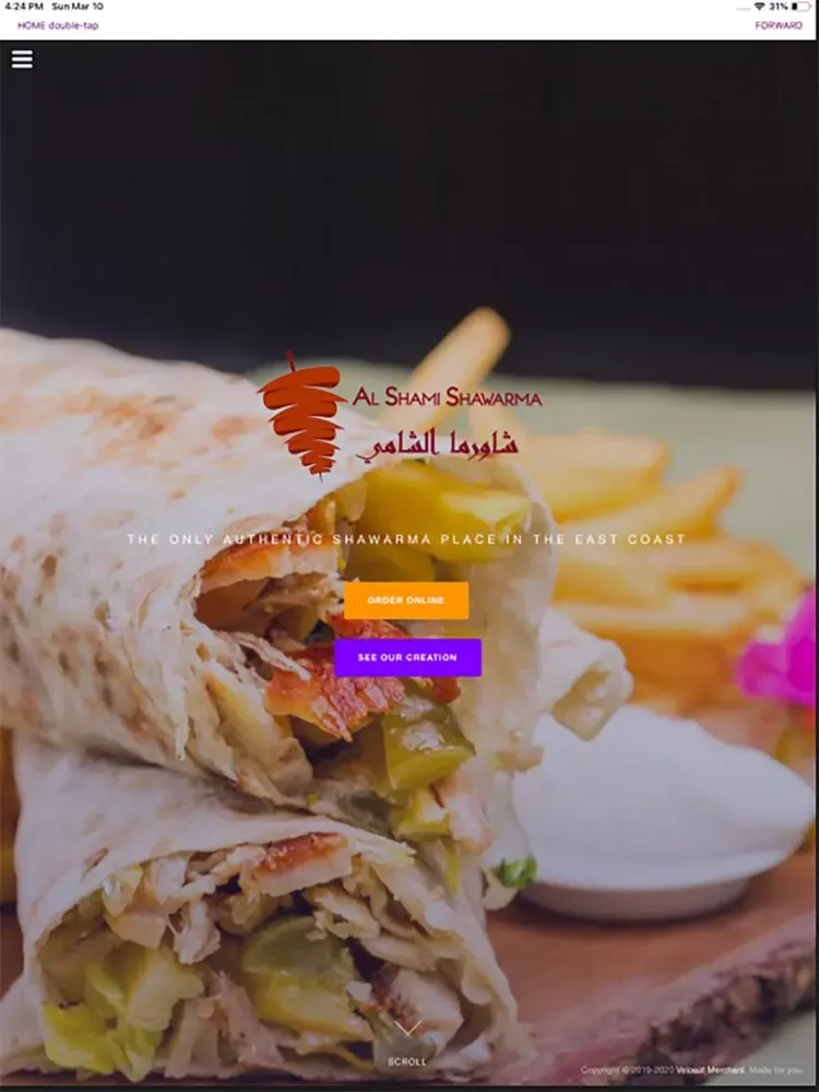 Al Shami Shawarma iPad 应用截图