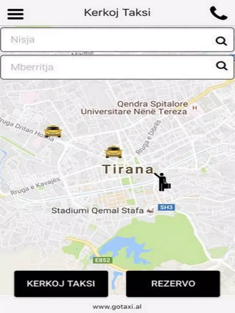 Zrzuty ekranu GoTaxi Albania iPad 