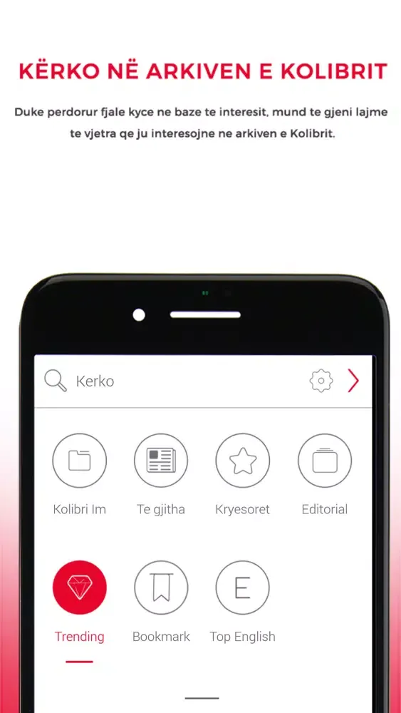 Kolibri - Lajme shkurt应用截图