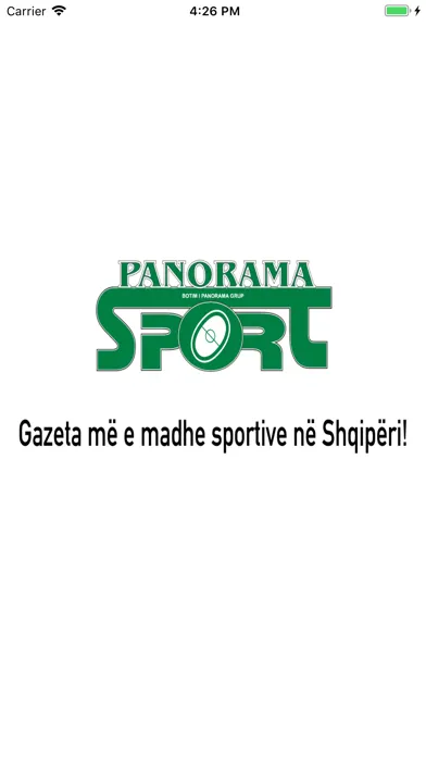 Tangkapan skrin Panorama Sport