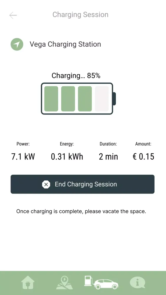 Vega Charging स्क्रीनशॉट