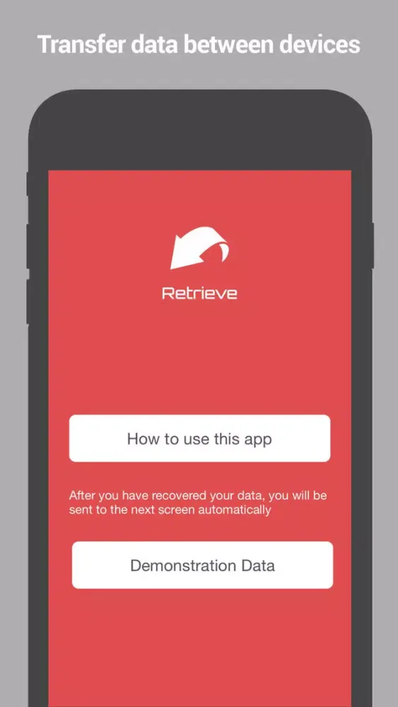 Ảnh chụp màn hình của Retrieve Data