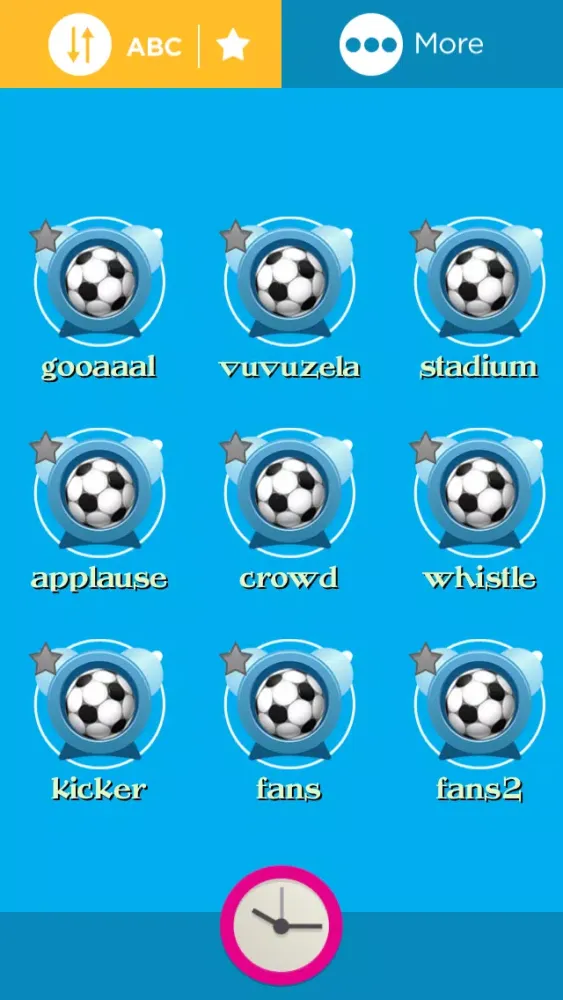 Alarm Clock Soccer – Your digital wake-up clock of football sounds應用截圖