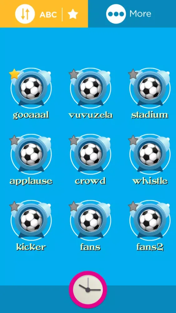 Alarm Clock Soccer – Your digital wake-up clock of football sounds應用截圖