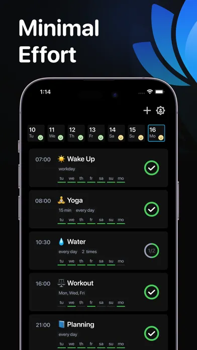 Скриншоты Daily Habits Tracker & Planner