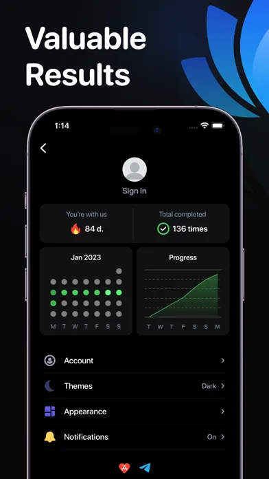 Скриншоты Daily Habits Tracker & Planner