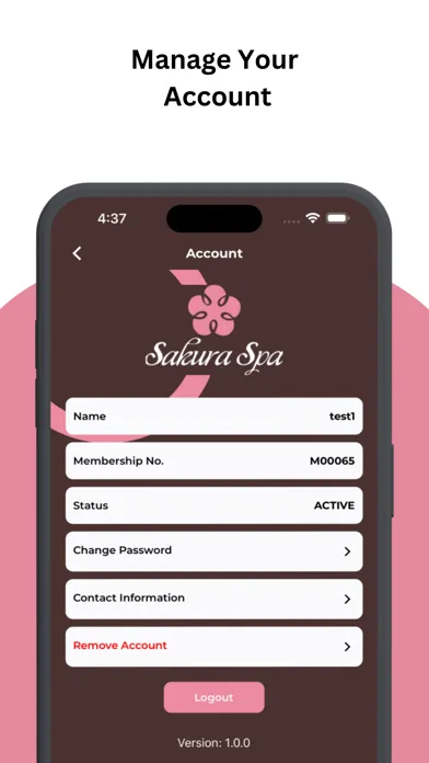 Sakura Spa स्क्रीनशॉट