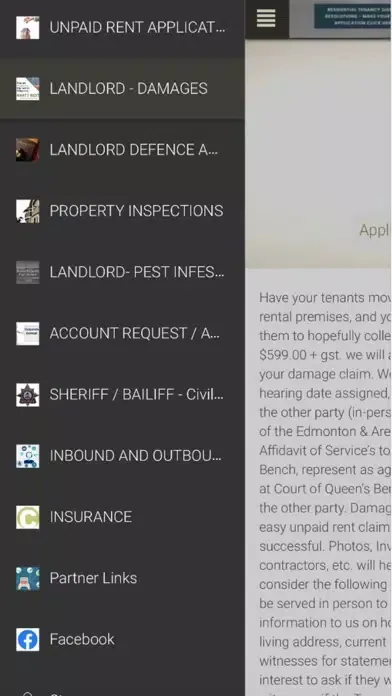 Alberta Tenancy Services Screenshots