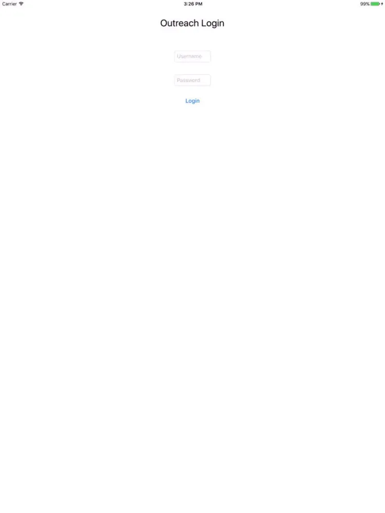 Patient Outreach iPad  Screenshots