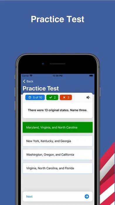 US Citizenship Civil Test 2020 Screenshots