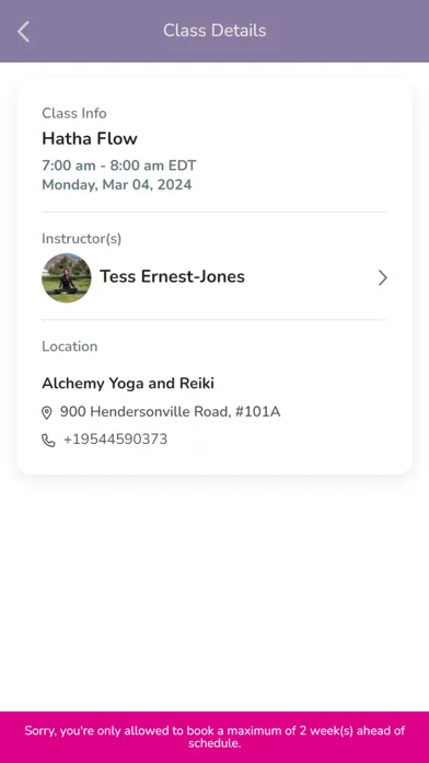 Captures d'écran de Alchemy Yoga and Reiki
