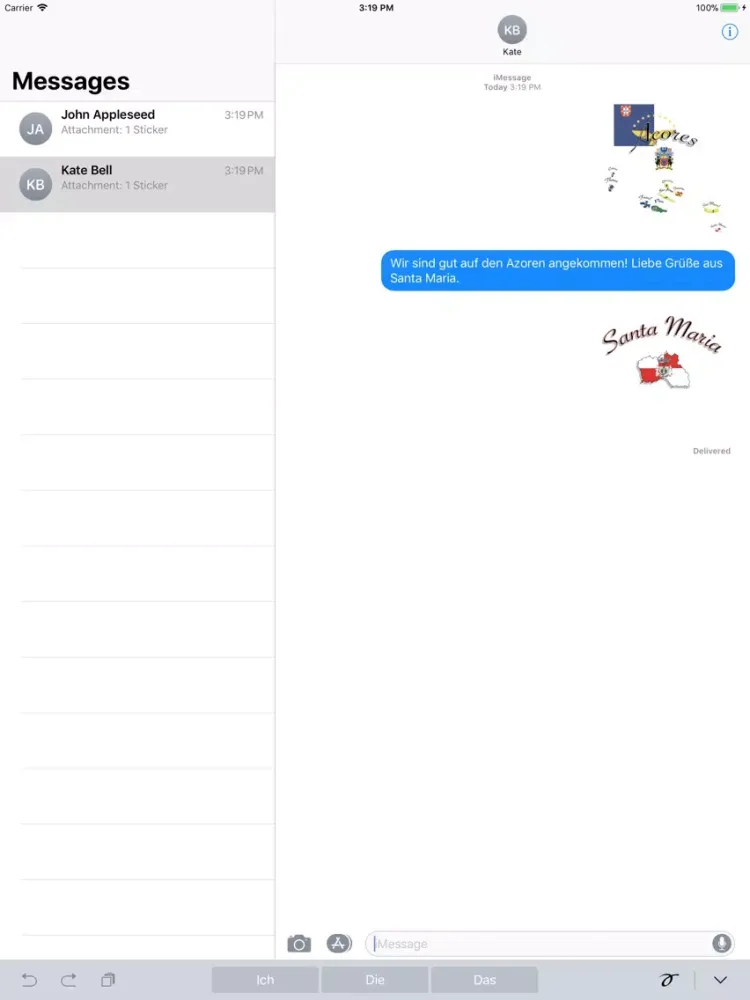 Zrzuty ekranu AÇORES iPad 