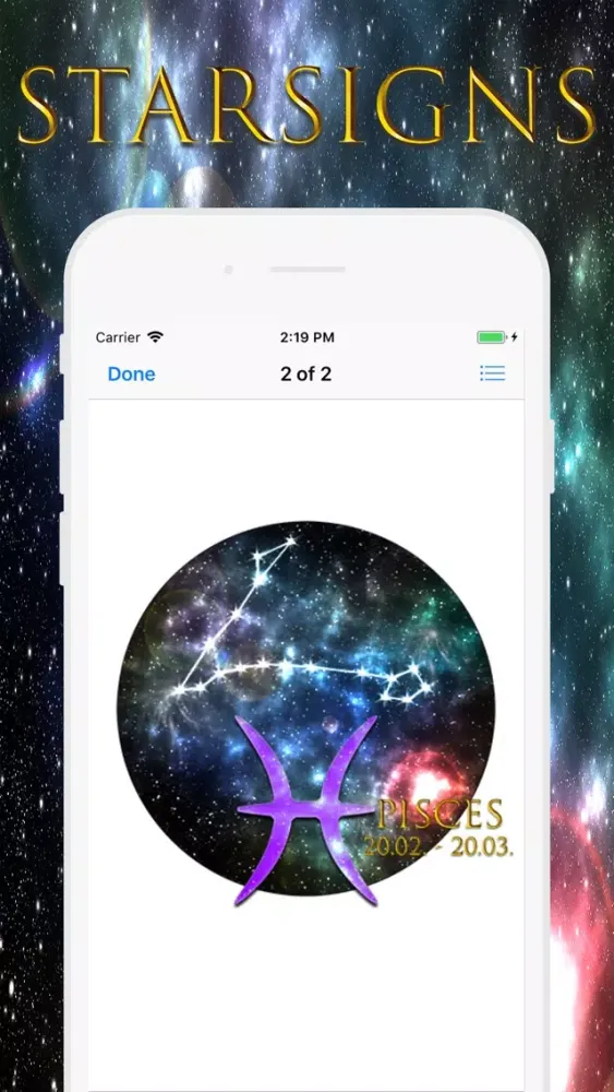 StarSigns スクリーンショット