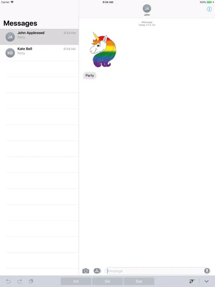 Unicorn Pride iPad  スクリーンショット